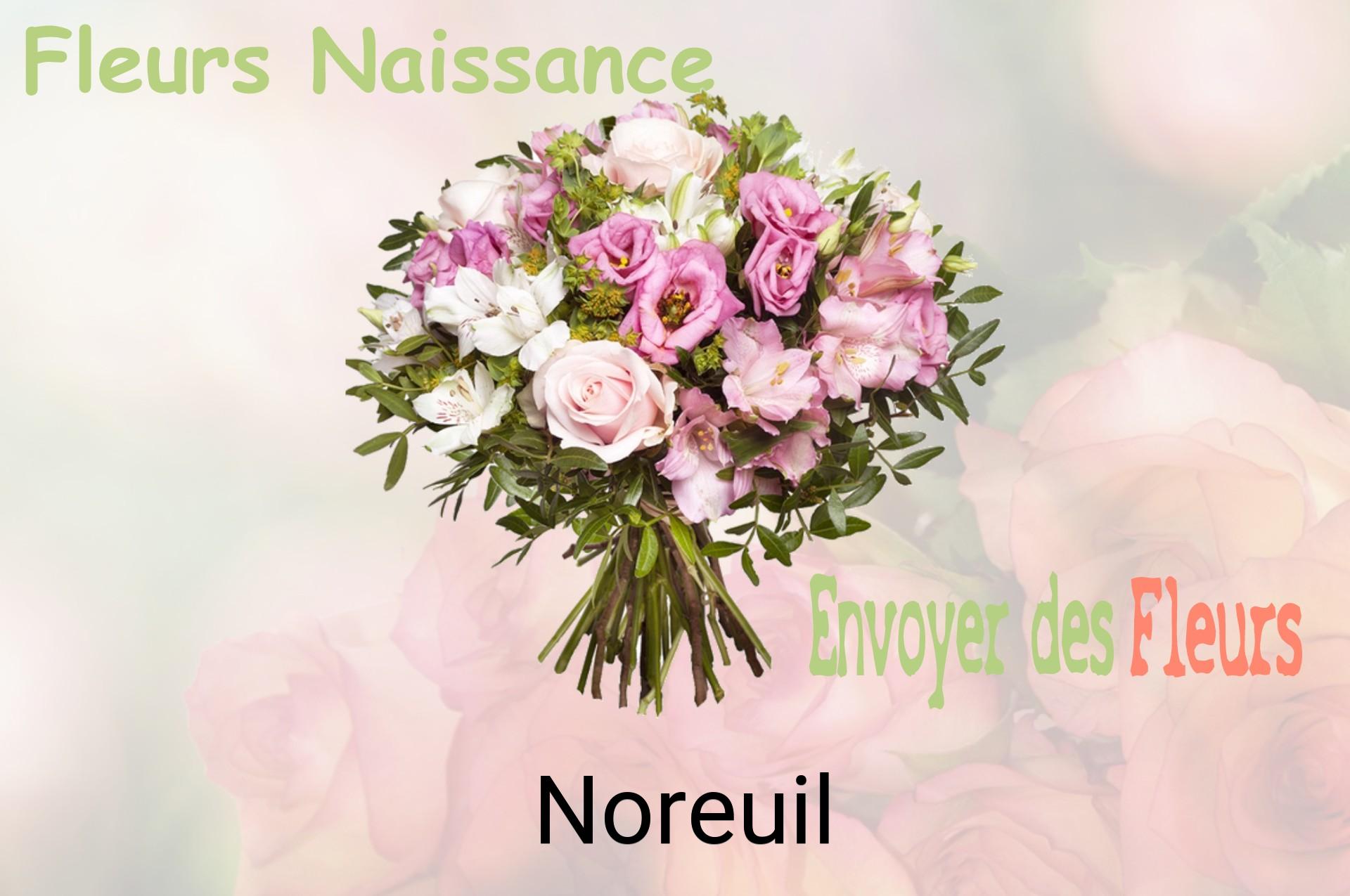 Bouquet de fleurs de naissance livré à Noreuil